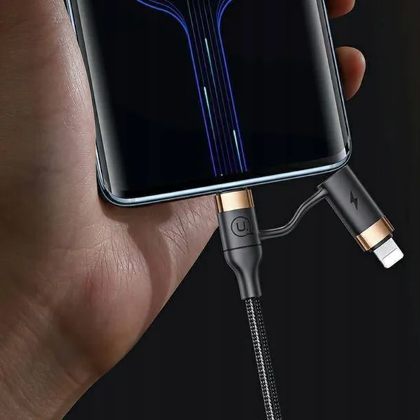 usams-kabel-pleciony-u62-2xusb-c-usb-a-lightning-stan-nowy-zlacza-usb-typ-c-apple-lightning