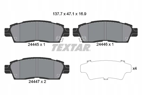 textar-klocki-hamulcowe-tyl-2444501-stan-nowy