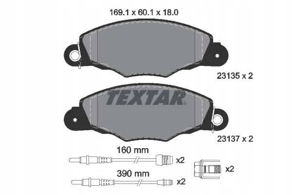 textar-klocki-hamulcowe-2313503-stan-nowy