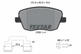 textar-klocki-hamulcowe-2358101-stan-nowy