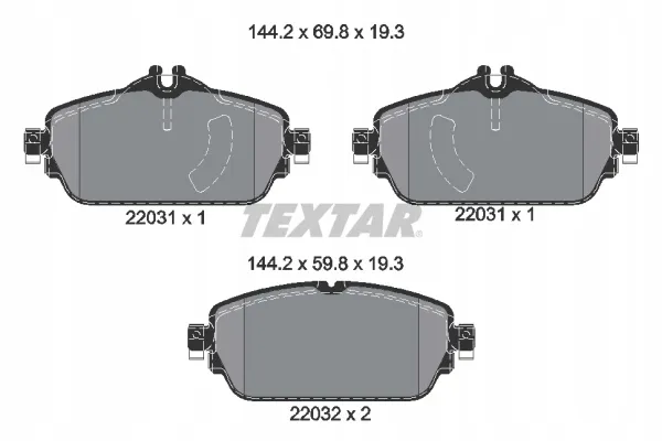 textar-klocki-hamulcowe-2203101-stan-nowy