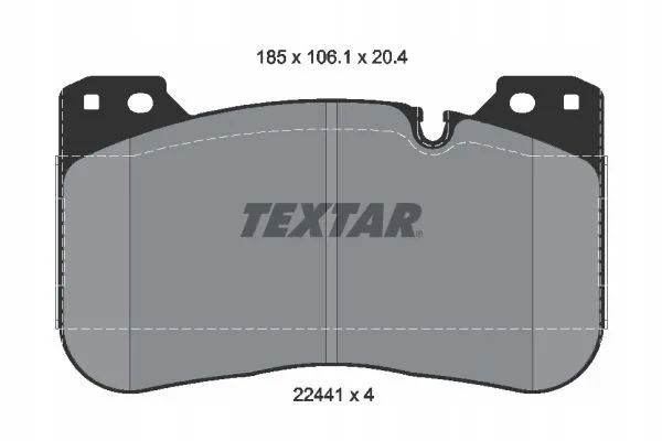 textar-klocki-hamulcowe-przod-2244101-stan-nowy