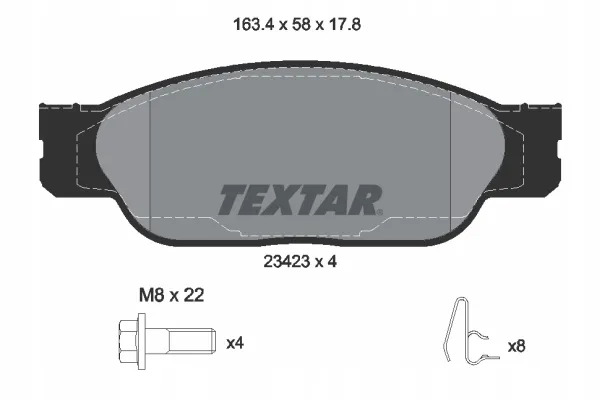 textar-klocki-hamulcowe-2342301-stan-nowy