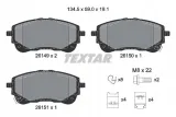 textar-klocki-hamulcowe-przod-2614901-stan-nowy
