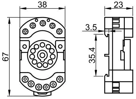 gniazdo-do-przekaznika-rm11-rs90-23