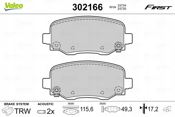 valeo-klocki-ham-302166-stan-nowy