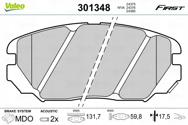 valeo-klocki-ham-301348-stan-nowy