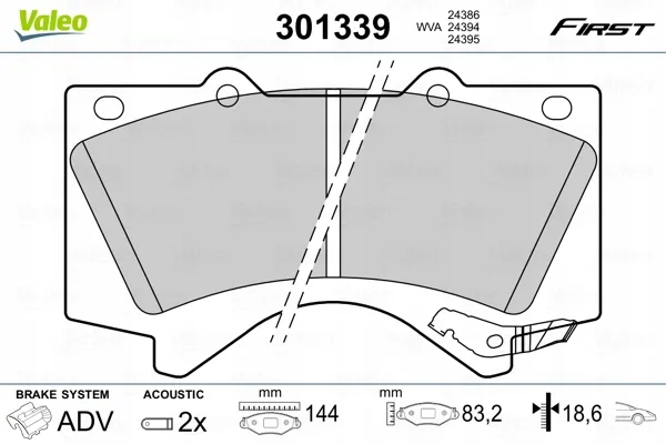 valeo-klocki-ham-301339-stan-nowy
