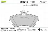 valeo-klocki-ham-302217-stan-nowy