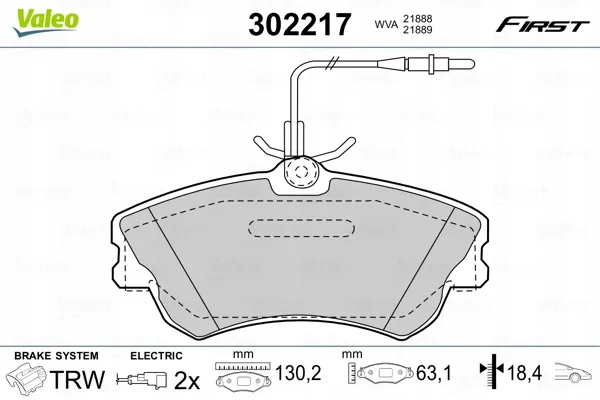 valeo-klocki-ham-302217-stan-nowy