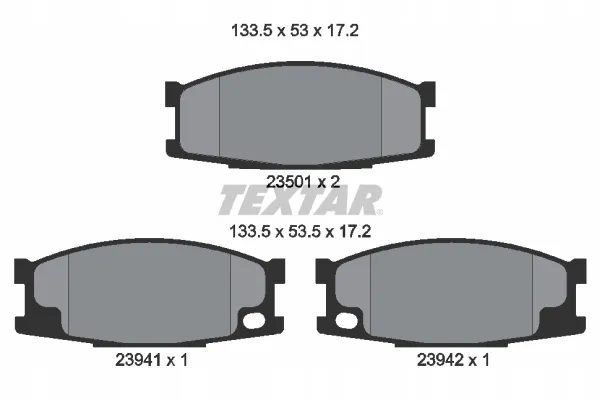 textar-klocki-hamulcowe-2350101-stan-nowy