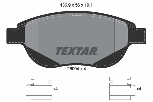textar-klocki-hamulcowe-kpl-2509401-stan-nowy