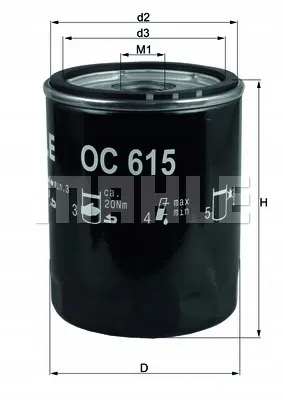 knecht-filtr-oleju-oc615-mazda-stan-nowy