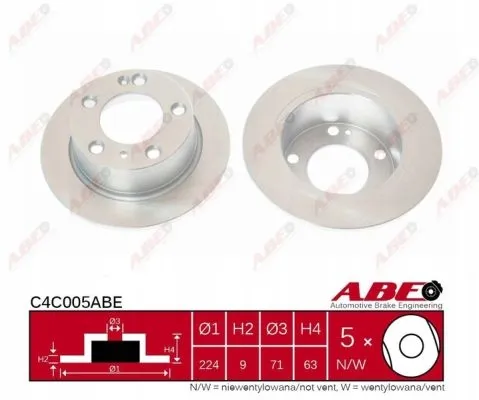 abe-tarcza-hamulcowa-tyl-c4c005abe-stan-nowy