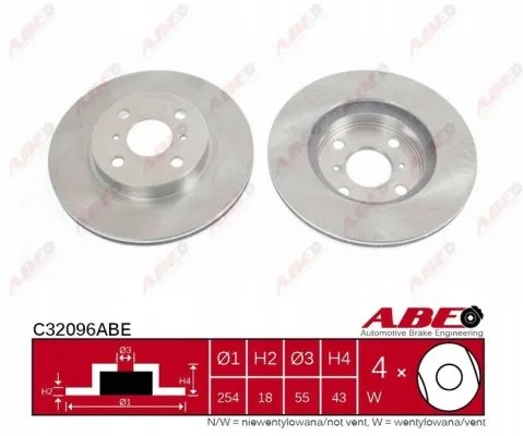 abe-tarcza-hamulcowa-przod-c32096abe-stan-nowy