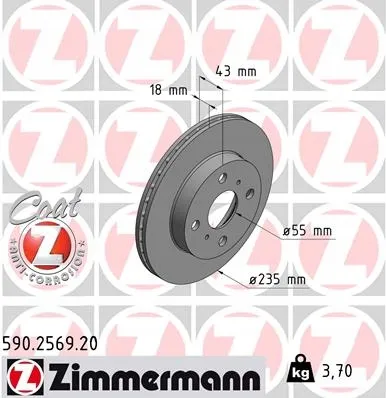 zimmermann-tarcze-std-klocki-std-przod-toyota-stan-nowy