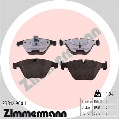 zimmermann-tarcze-std-klocki-rdz-przod-bmw-stan-nowy