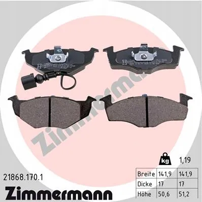 zimmermann-tarcze-std-klocki-std-przod-vw-stan-nowy