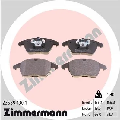 zimmermann-tarcze-std-klocki-std-przod-peugeot-stan-nowy