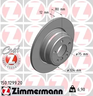 zimmermann-tarcze-std-klocki-rdz-tyl-bmw-stan-nowy