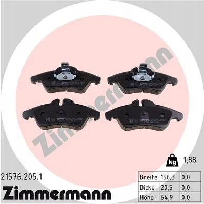 zimmermann-klocki-ham-przod-vw-lt-28-46-stan-nowy