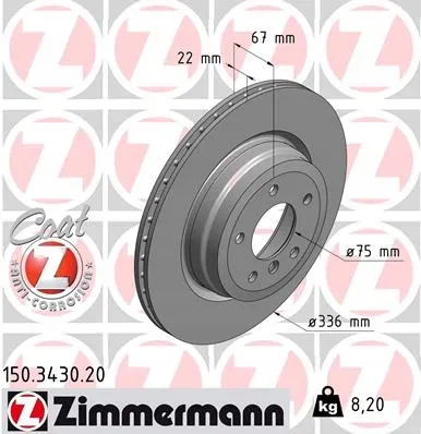 zimmermann-tarcze-std-klocki-rdz-tyl-bmw-stan-nowy