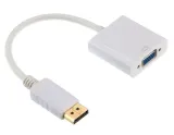 adapter-display-port-vga-bialy