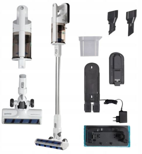 Odkurzacz pionowy Gorenje SVC252FMWT 3w1 LED - ERLI.pl