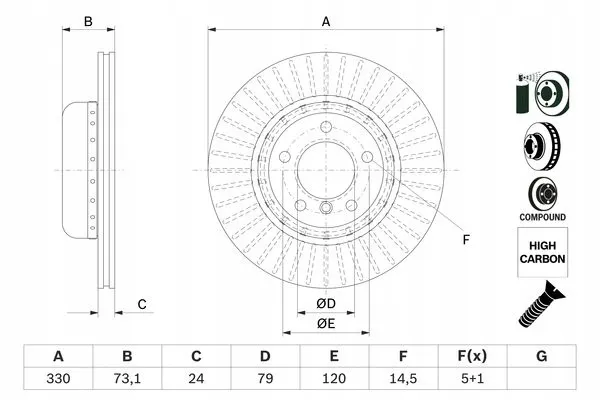 bosch-tarcza-ham-0986479e23-stan-nowy