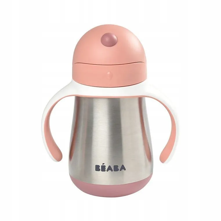 bidon-termiczny-old-pink-250ml-beaba-stan-nowy