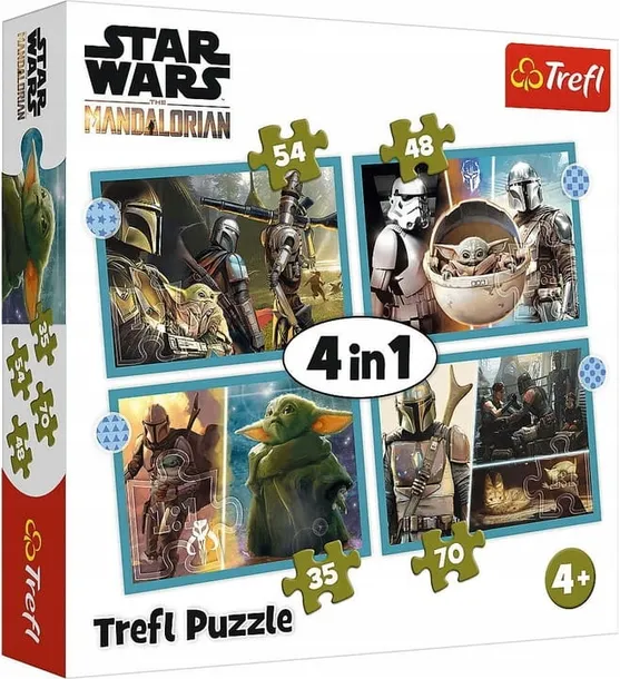 puzzle-4w1-mandalorian-star-wars-trefl-stan-nowy