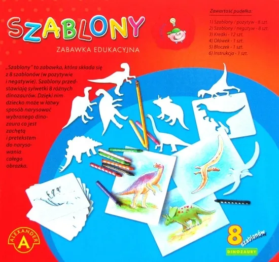 szablony-dinozaury-alex-wiek-dziecka-3-lata