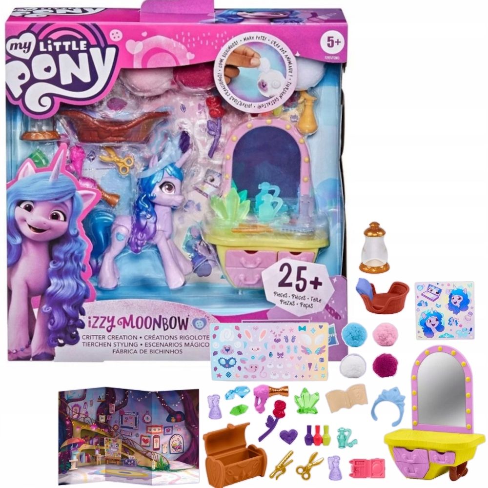 Hasbro My Little Pony - Set 5 Figure Collezionabili Party Performers Con Accessori Sorpresa, Altezza 4 Cm - 6