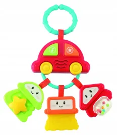 zawieszka-do-wozka-grzechotka-auto-z-kluczykami