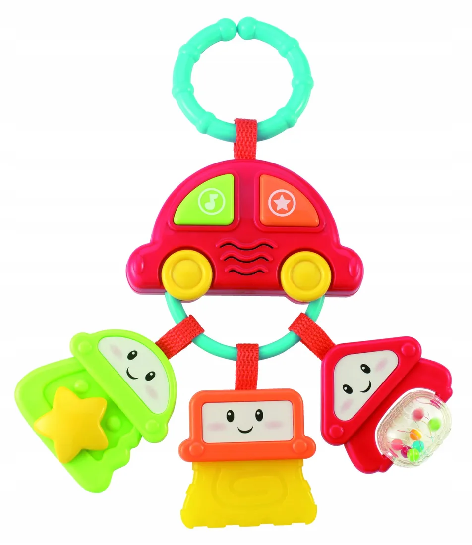 zawieszka-do-wozka-grzechotka-auto-z-kluczykami