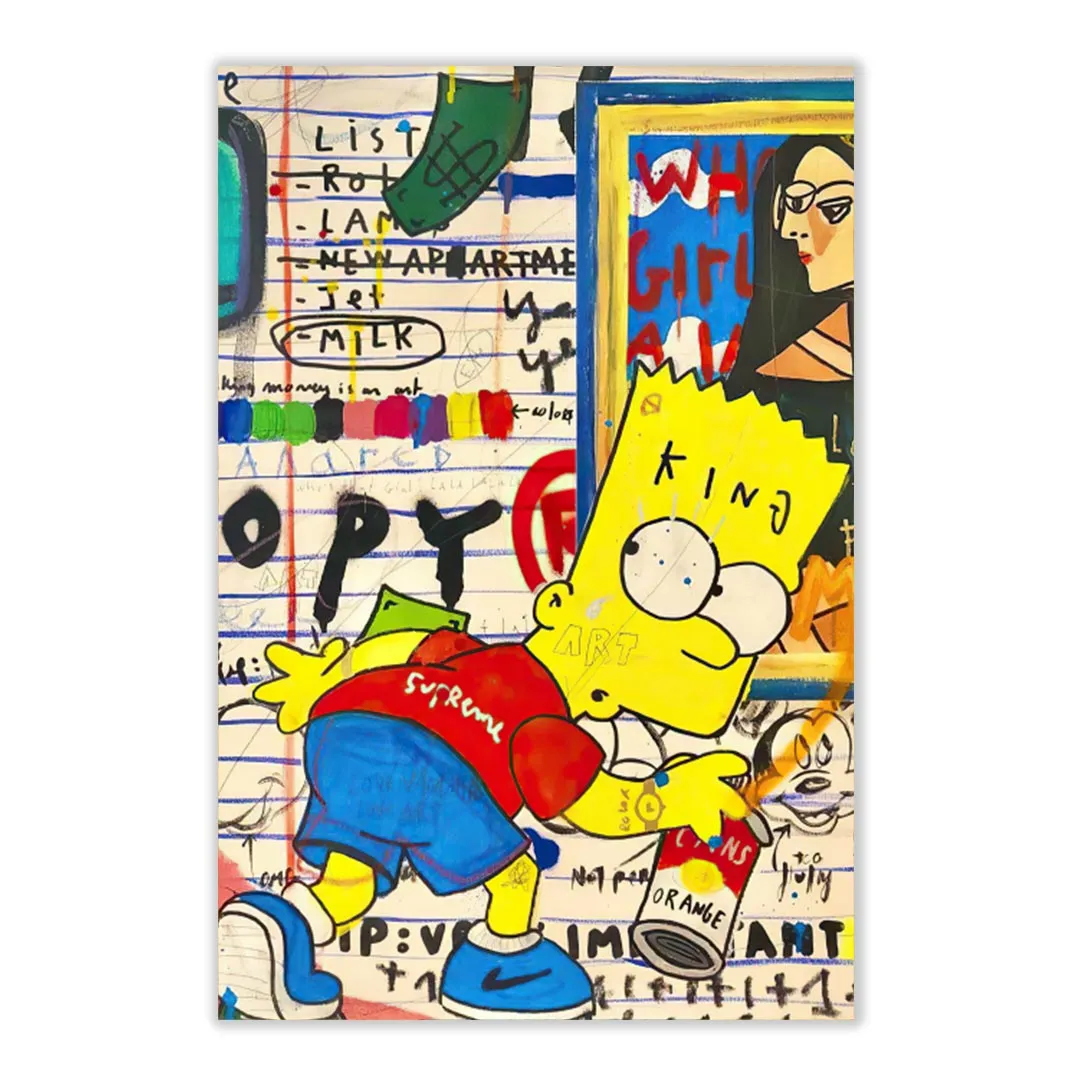 plakat-canvas-bart-simpson