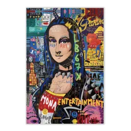 plakat-na-plotnie-z-graffiti-mona-lisy