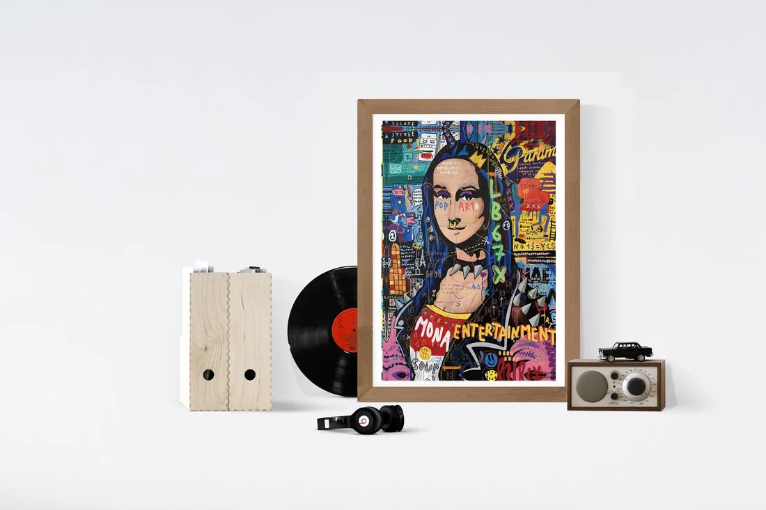 plakat-na-plotnie-z-graffiti-mona-lisy