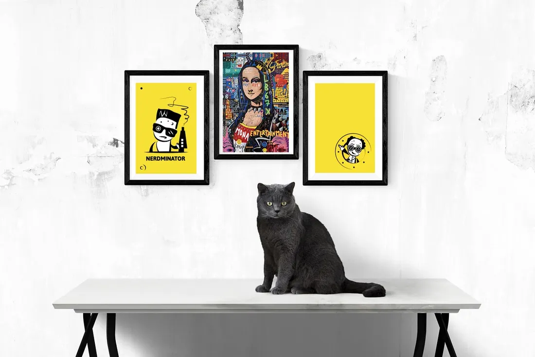 plakat-na-plotnie-z-graffiti-mona-lisy-stan-nowy