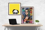 plakat-na-plotnie-z-graffiti-mona-lisy-stan-nowy