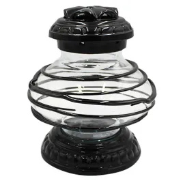 znicz-ceramiczny-lc12-ufo-czarny-szklo-32-cm-klasyczny-nowoczesny