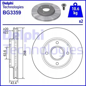 delphi-tarcze-klocki-przod-ford-focus-i-mk1-stan-nowy