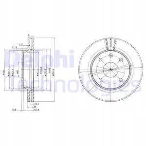 delphi-bg4003-tarcza-chevrolet-evanda-stan-nowy