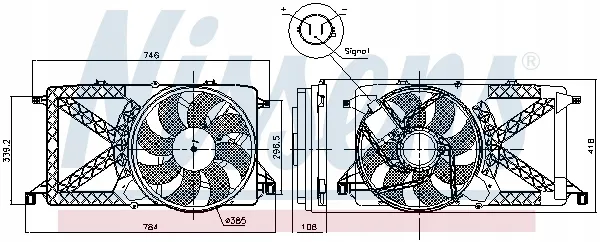 nissens-wentylator-85827