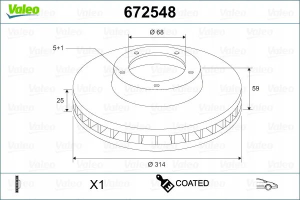 valeo-tarcza-hamulcowa-672548-stan-nowy
