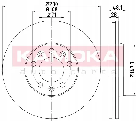kamoka-103286-tarcza-ham-stan-nowy