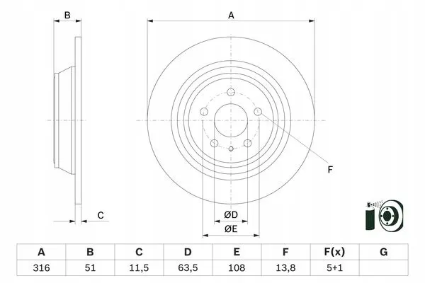 bosch-tarcza-ham-0986479d86-stan-nowy