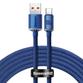 kabel-usb-do-usb-c-baseus-crystal-shine-100w-2m-niebieski