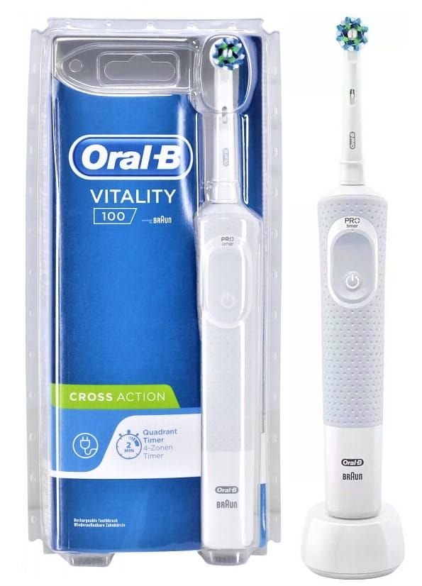 BRAUN ORAL B VITALITY 100 SZCZOTECZKA ELEKTRYCZNA Cross Action - ERLI.pl