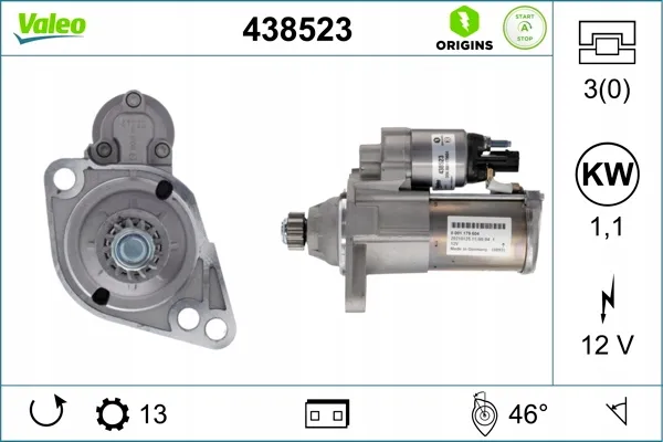 valeo-rozrusznik-438523-stan-nowy
